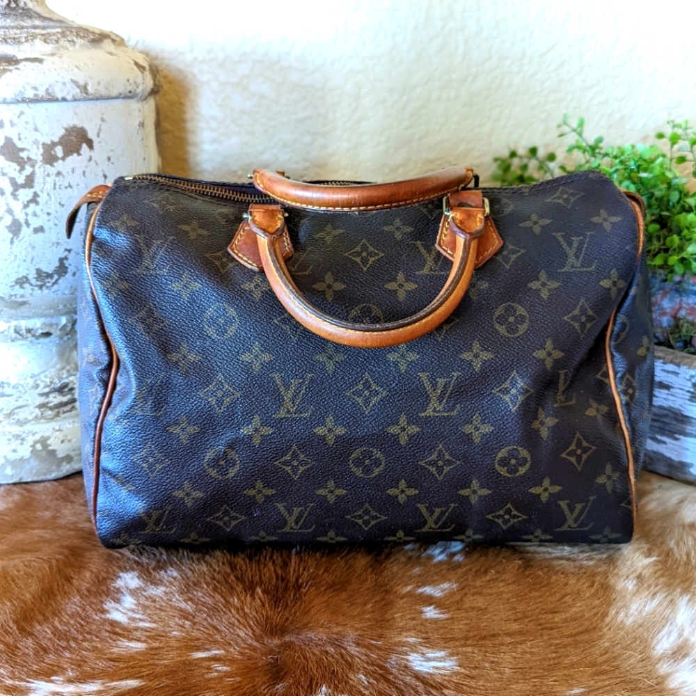 Louis Vuitton Speedy 30 Canvas Monogram Hand Bag